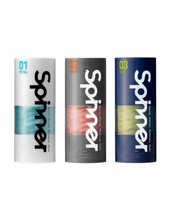 Мастурбатор Tenga Spinner 02 Hexa з пружною стимулювальною спіраллю всередині, стандартна спіраль