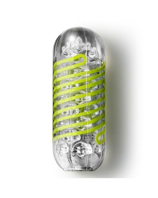 Мастурбатор Tenga Spinner 03 Shell з пружною стимулювальною спіраллю всередині Мастурбатор Tenga Spinner 03 Shell з пружною стимулювальною спіраллю всередині
