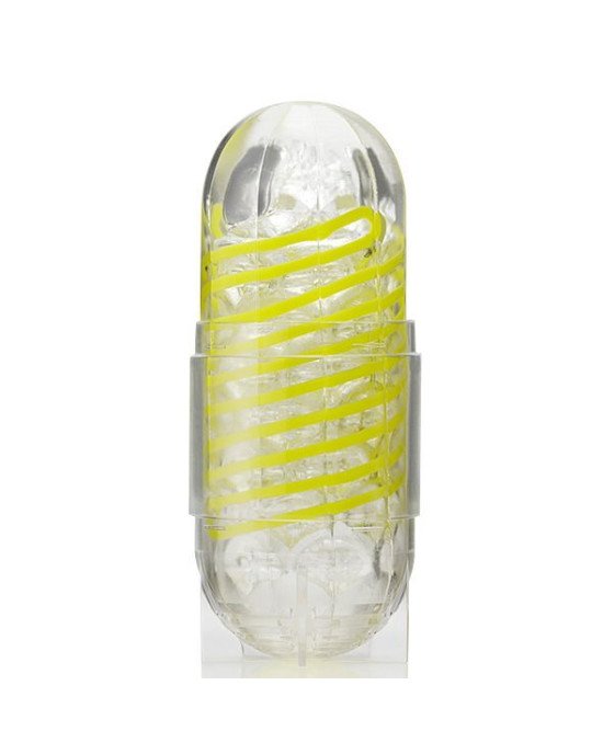 Мастурбатор Tenga Spinner 03 Shell з пружною стимулювальною спіраллю всередині Мастурбатор Tenga Spinner 03 Shell з пружною стимулювальною спіраллю всередині