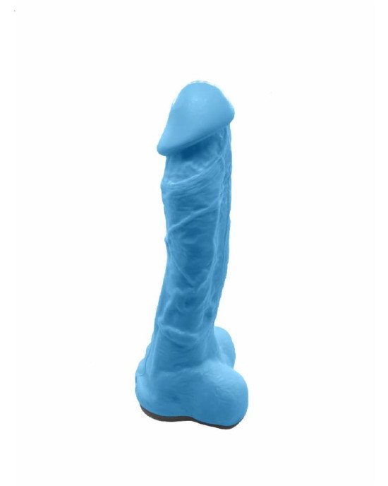 Крафтове мило-член із присоскою Чистый Кайф Blue size XL, натуральне Крафтове мило-член із присоскою Чистый Кайф Blue size XL, натуральне