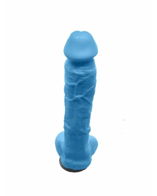 Крафтове мило-член із присоскою Чистый Кайф Blue size XL, натуральне Крафтове мило-член із присоскою Чистый Кайф Blue size XL, натуральне