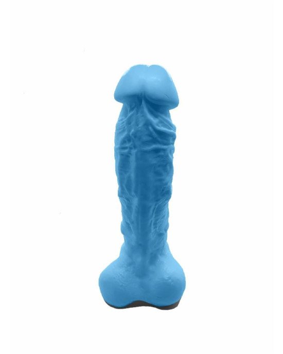 Крафтове мило-член із присоскою Чистый Кайф Blue size XL, натуральне Крафтове мило-член із присоскою Чистый Кайф Blue size XL, натуральне