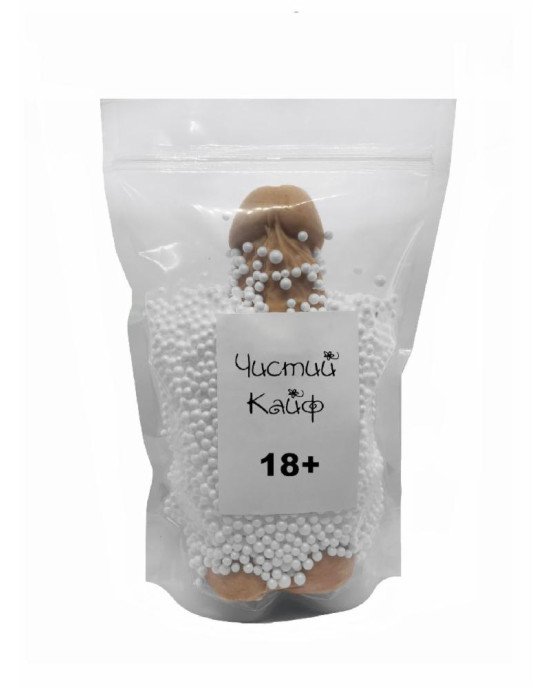 Крафтове мило-член із присоскою Чистый Кайф Brown size XL, натуральне Крафтове мило-член із присоскою Чистый Кайф Brown size XL, натуральне