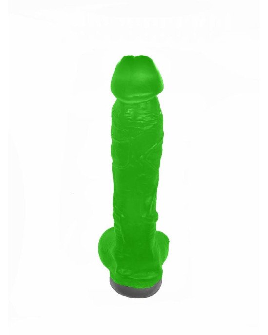 Крафтове мило-член із присоскою Чистый Кайф Green size XL, натуральне Крафтове мило-член із присоскою Чистый Кайф Green size XL, натуральне