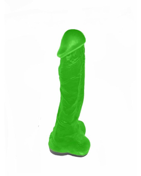 Крафтове мило-член із присоскою Чистый Кайф Green size XL, натуральне Крафтове мило-член із присоскою Чистый Кайф Green size XL, натуральне