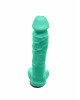 Крафтове мило-член із присоскою Чистый Кайф Turquoise size XL, натуральне