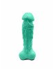 Крафтове мило-член із присоскою Чистый Кайф Turquoise size XL, натуральне