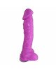 Крафтове мило-член із присоскою Чистый Кайф Violet size XL, натуральне Крафтове мило-член із присоскою Чистый Кайф Violet size XL, натуральне