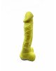 Крафтове мило-член із присоскою Чистый Кайф Yellow size XL, натуральне