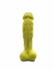 Крафтове мило-член із присоскою Чистый Кайф Yellow size XL, натуральне