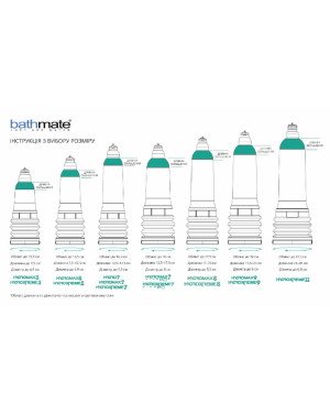 Гідропомпа Bathmate HydroXtreme 7 Wide Boy для члена довжиною від 12,5 до 18 см, діаметр до 5,5 см Гідропомпа Bathmate HydroXtreme 7 Wide Boy для члена довжиною від 12,5 до 18 см, діаметр до 5,5 см