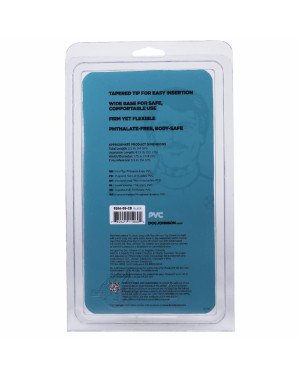 Анальна пробка Doc Johnson Smooth Classic Medium - Black, макс. діаметр 3,8 см