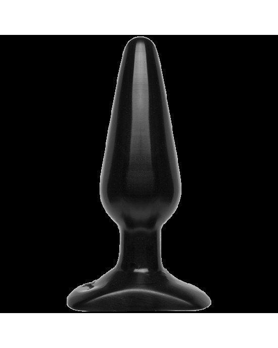 Анальна пробка Doc Johnson Smooth Classic Medium - Black, макс. діаметр 3,8 см Анальна пробка Doc Johnson Smooth Classic Medium - Black, макс. діаметр 3,8 см
