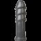 Фалоімітатор для фістингу Doc Johnson American Bombshell B-10 Warhead Gun Metal, діаметр 6,9 см
