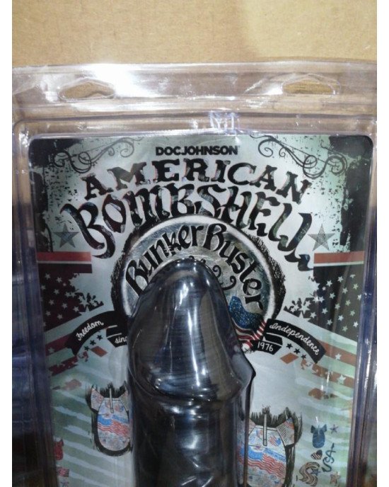 Фалоімітатор для фістингу Doc Johnson American Bombshell Bunker Buster Gun Metal (м'ята упаковка!) Фалоімітатор для фістингу Doc Johnson American Bombshell Bunker Buster Gun Metal (м'ята упаковка!)