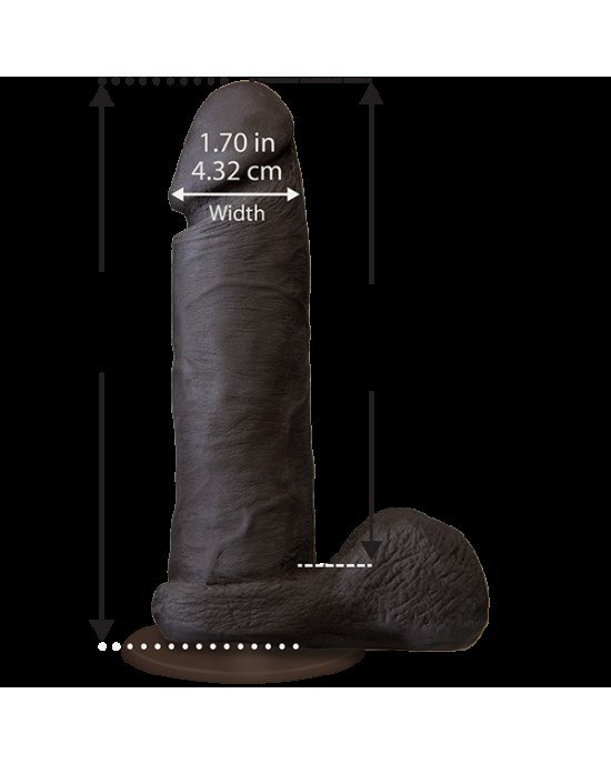Фалоімітатор Doc Johnson The Realistic Cock 6 inch Black - ULTRASKYN, Vac-U-Lock, діаметр 4,3 см Фалоімітатор Doc Johnson The Realistic Cock 6 inch Black - ULTRASKYN, Vac-U-Lock, діаметр 4,3 см