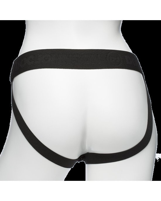 Набір для страпона з вібрацією Doc Johnson Body Extensions - BE Naughty - Black Набір для страпона з вібрацією Doc Johnson Body Extensions - BE Naughty - Black