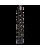 Ділдо Doc Johnson CodeBlack - 8 Inch Raging Vac-U-Lock із стимулюючим рельєфом, діаметр 3,8 см