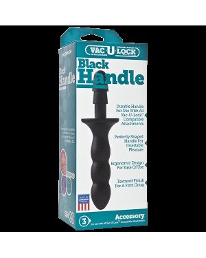 Тримач-рукоять Doc Johnson з кріпленням Vac-U-Lock - Black Handle для іграшок