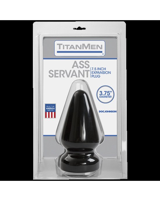 Пробка для фістингу Doc Johnson Titanmen Tools - Butt Plug 3.75 Inch Ass Servant, діаметр 9,4см Пробка для фістингу Doc Johnson Titanmen Tools - Butt Plug 3.75 Inch Ass Servant, діаметр 9,4см