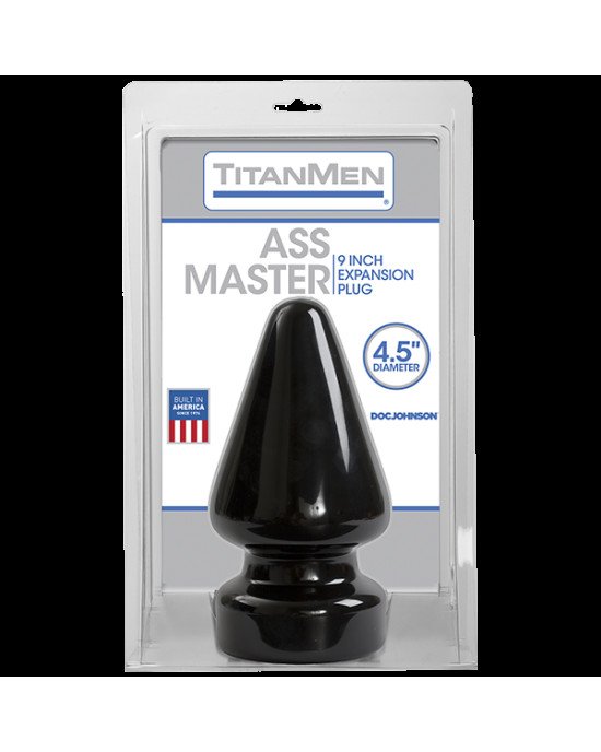 Пробка для фістінгу Doc Johnson Titanmen Tools - Butt Plug - 4.5 Inch Ass Master, діаметр 11,7 см Пробка для фістінгу Doc Johnson Titanmen Tools - Butt Plug - 4.5 Inch Ass Master, діаметр 11,7 см