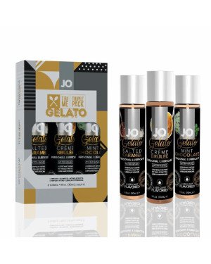 Набір System JO Tri-Me Triple Pack — Gelato (3×30 мл) три різні смаки серії Джелато