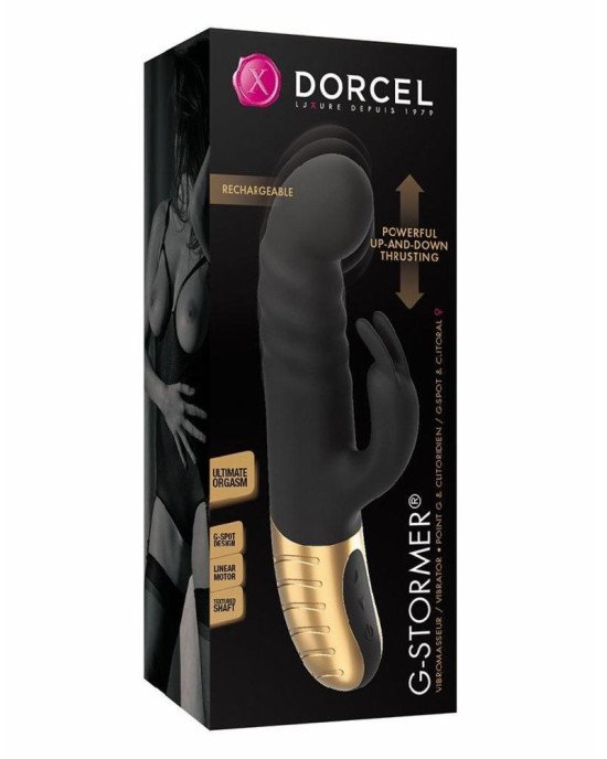 Вібратор Dorcel G-STORMER зі зворотно-поступальним рухом голівки Вібратор Dorcel G-STORMER зі зворотно-поступальним рухом голівки