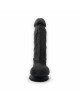 Фалоімітатор SilexD Johnny Black (MODEL 1 size 7in), двошаровий, силікон + Silexpan, діаметр 3,8см