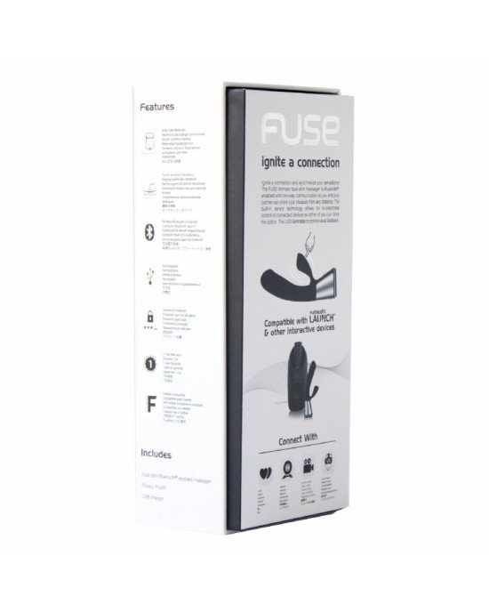 Інтерактивний вібратор-кролик Ohmibod Fuse for Kiiroo Black Інтерактивний вібратор-кролик Ohmibod Fuse for Kiiroo Black
