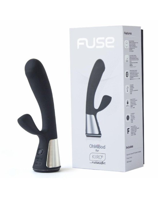 Інтерактивний вібратор-кролик Ohmibod Fuse for Kiiroo Black Інтерактивний вібратор-кролик Ohmibod Fuse for Kiiroo Black