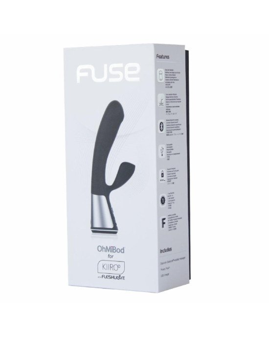 Інтерактивний вібратор-кролик Ohmibod Fuse for Kiiroo Black Інтерактивний вібратор-кролик Ohmibod Fuse for Kiiroo Black