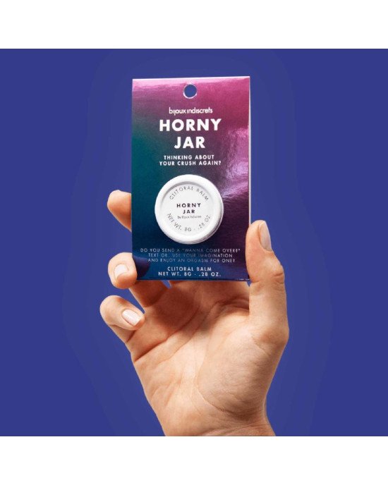 Бальзам для клітора Bijoux Indiscrets Horny Jar (Тремти від задоволення), розігрівальний Бальзам для клітора Bijoux Indiscrets Horny Jar (Тремти від задоволення), розігрівальний