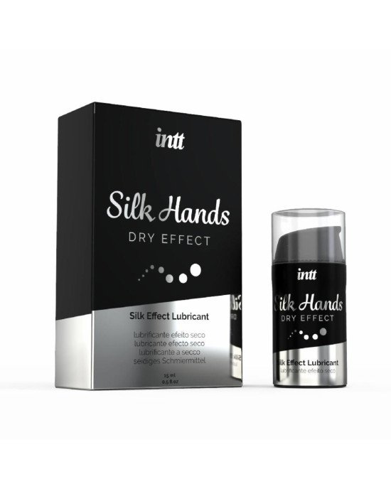 Ультрагуста силіконова змазка Intt Silk Hands (15 мл) з матовим ефектом, шовковистий ефект Ультрагуста силіконова змазка Intt Silk Hands (15 мл) з матовим ефектом, шовковистий ефект