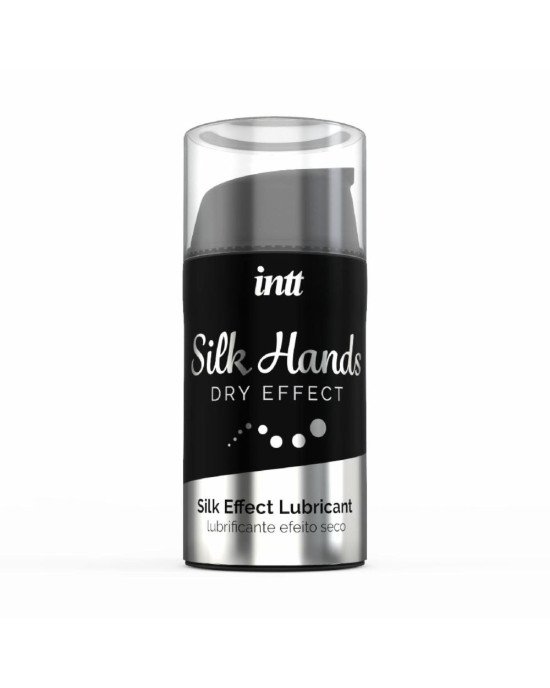 Ультрагуста силіконова змазка Intt Silk Hands (15 мл) з матовим ефектом, шовковистий ефект Ультрагуста силіконова змазка Intt Silk Hands (15 мл) з матовим ефектом, шовковистий ефект