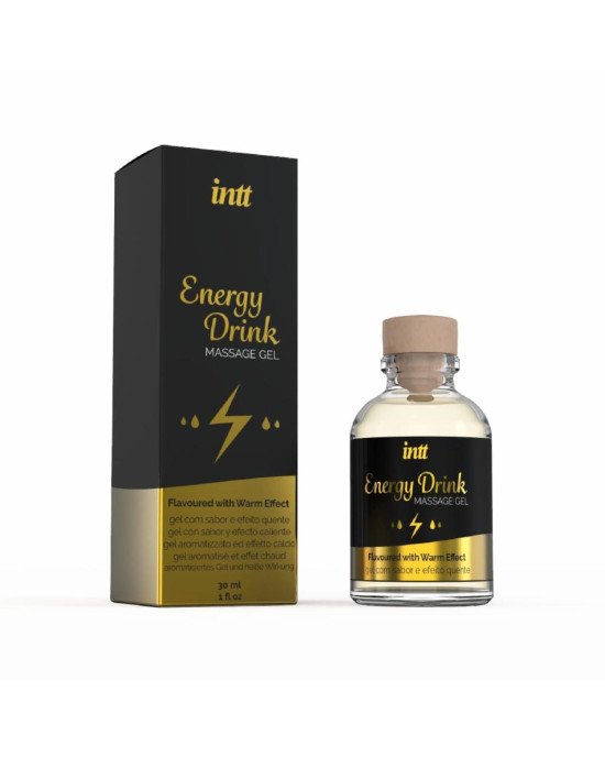 Масажний гель для інтимних зон Intt Energy Drink (30 мл) розігріваючий Масажний гель для інтимних зон Intt Energy Drink (30 мл) розігріваючий