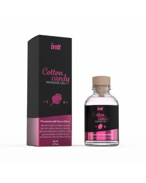Масажний гель для інтимних зон Intt Cotton Candy (30 мл) розігріваючий