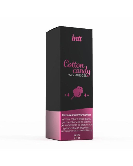 Масажний гель для інтимних зон Intt Cotton Candy (30 мл) розігріваючий Масажний гель для інтимних зон Intt Cotton Candy (30 мл) розігріваючий