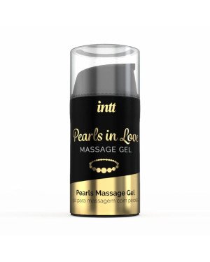 Набір для перлинного масажу Intt Pearls in Love: намисто та силіконовий масажний гель