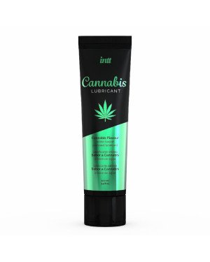 Лубрикант на водній основі Intt Cannabis (100 мл) з олією насіння конопель, не розтікається