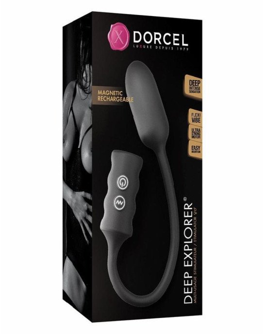 Виброяйце Dorcel Deep Explorer, підходить для вагінальної та анальної стимуляції, потужне