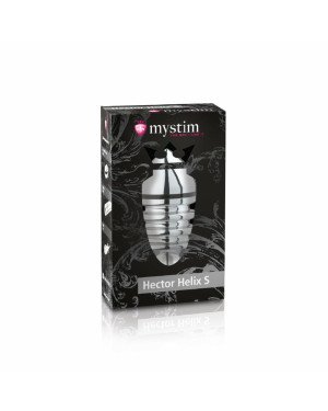 Металева анальна пробка Mystim Hector Helix S для електростимулятора, діаметр 4 см Металева анальна пробка Mystim Hector Helix S для електростимулятора, діаметр 4 см
