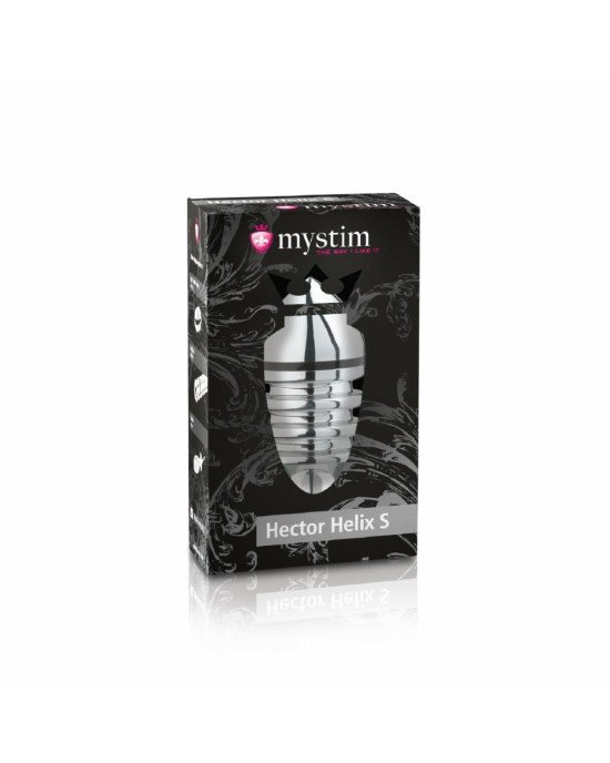 Металева анальна пробка Mystim Hector Helix S для електростимулятора, діаметр 4 см Металева анальна пробка Mystim Hector Helix S для електростимулятора, діаметр 4 см