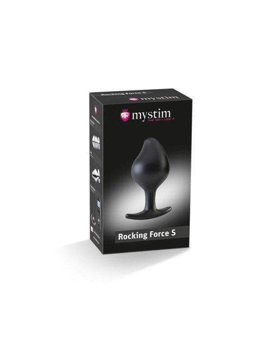 Силіконова анальна пробка Mystim Rocking Force S для електростимулятора, діаметр 3,7 см Силіконова анальна пробка Mystim Rocking Force S для електростимулятора, діаметр 3,7 см