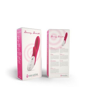 Вібратор-кролик Mystim Danny Divido Pink з глибокою вібрацією, 2 мотори Вібратор-кролик Mystim Danny Divido Pink з глибокою вібрацією, 2 мотори