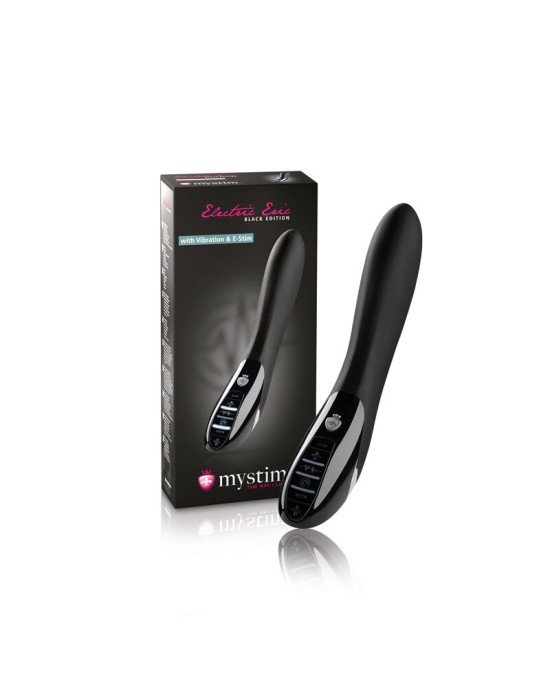 Вібратор з електростимуляцією Mystim Electric Eric eStim Black, міостимулятор Вібратор з електростимуляцією Mystim Electric Eric eStim Black, міостимулятор