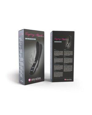 Вібратор подвійний з електростимуляцією Mystim Tingling Aparte eStim Black, міостімулятор Вібратор подвійний з електростимуляцією Mystim Tingling Aparte eStim Black, міостімулятор