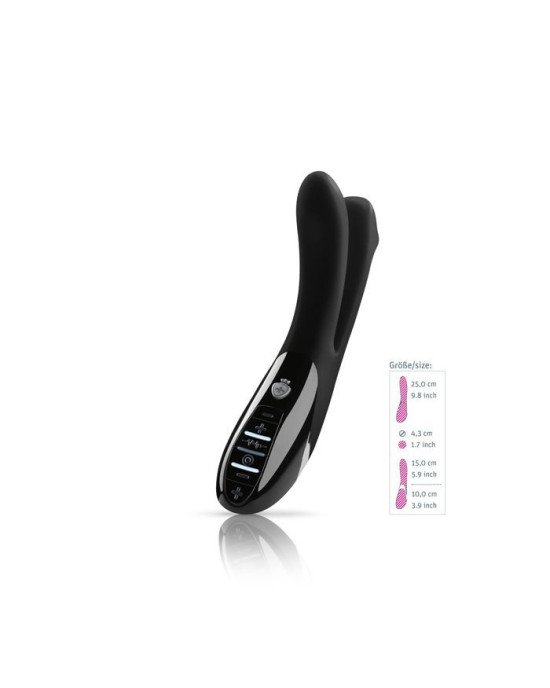 Вібратор подвійний з електростимуляцією Mystim Tingling Aparte eStim Black, міостімулятор Вібратор подвійний з електростимуляцією Mystim Tingling Aparte eStim Black, міостімулятор