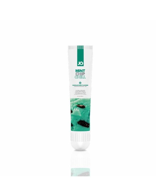 Гель для клітора System JO — Mint Chip Chill (10 мл), можна для поцілунків, вібрація з охолодженням Гель для клітора System JO — Mint Chip Chill (10 мл), можна для поцілунків, вібрація з охолодженням