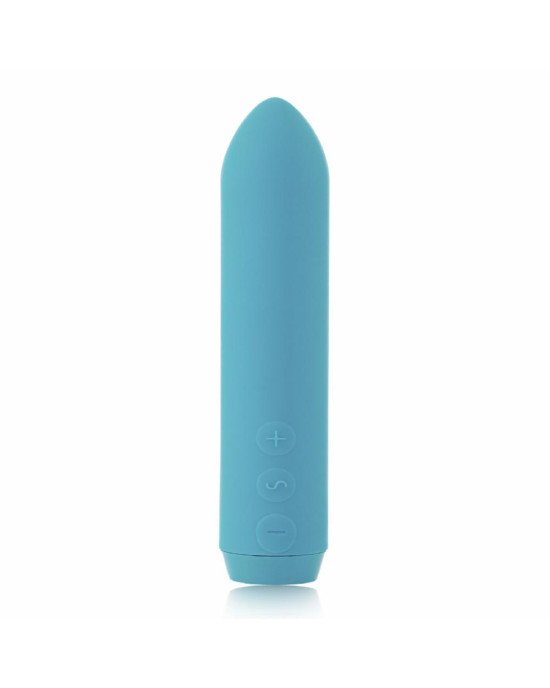 Мінівібратор Je Joue - Classic Bullet Vibrator Teal з глибокою вібрацією і фіксацією на палець