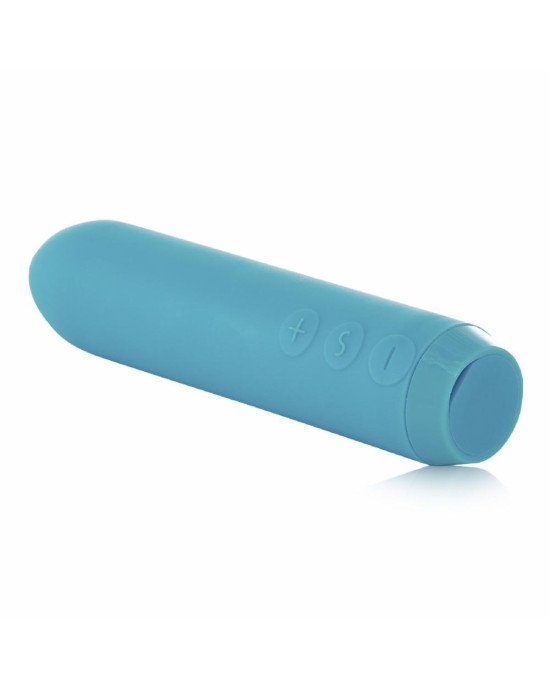 Мінівібратор Je Joue - Classic Bullet Vibrator Teal з глибокою вібрацією і фіксацією на палець